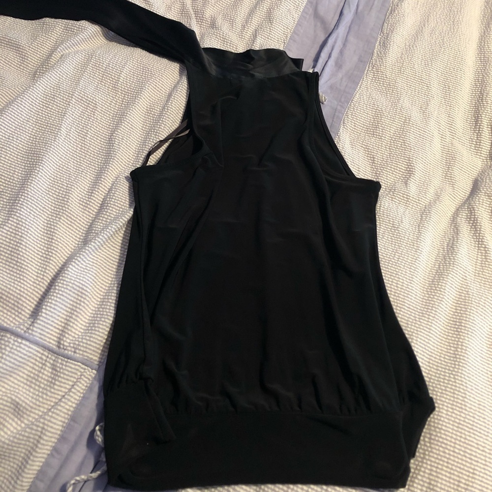 Black halter top